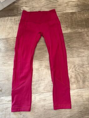 lululemon athletica Hot Pink Wunder Under Leggings
